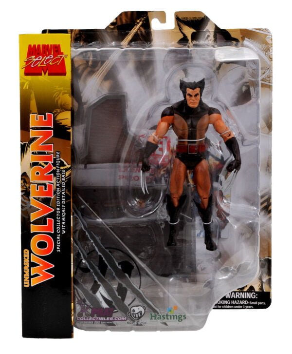 MARVEL SELECT BROWN WOLVERINE FIGURE UNMASKED - Image 2