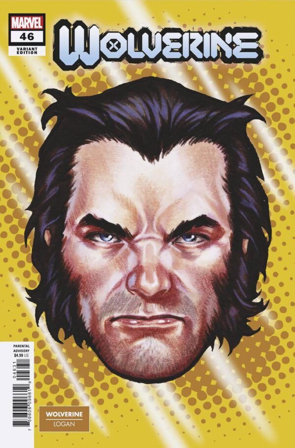 WOLVERINE #46 MARK BROOKS HEADSHOT VARIANT