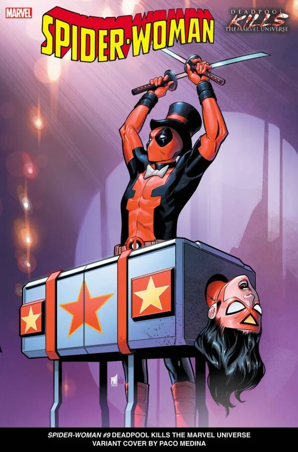 SPIDER-WOMAN #9 PACO MEDINA DEADPOOL KILLS THE MARVEL UNIVERSE VARIANT