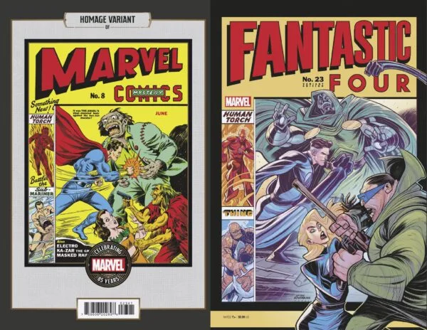 FANTASTIC FOUR #23 ELIZABETH TORQUE MARVEL 85TH ANNIVERSARY HOMAGE VARIANT