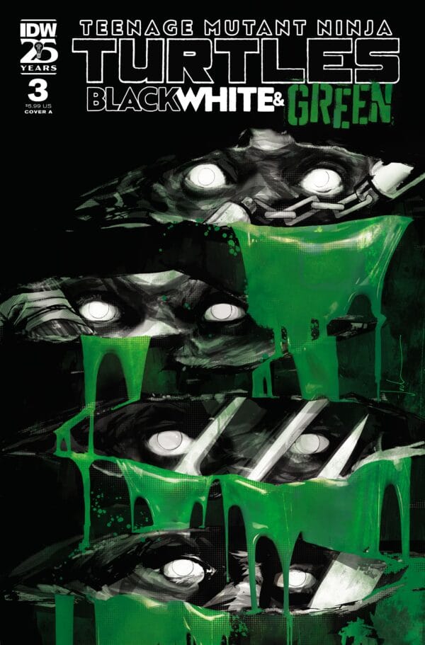 Teenage Mutant Ninja Turtles: Black, White, and Green #3 Cover A (Jock)