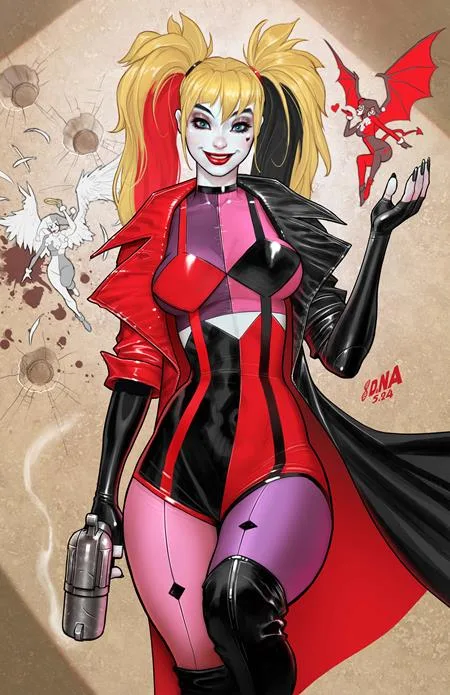 HARLEY QUINN #44 CVR B DAVID NAKAYAMA CARD STOCK VAR