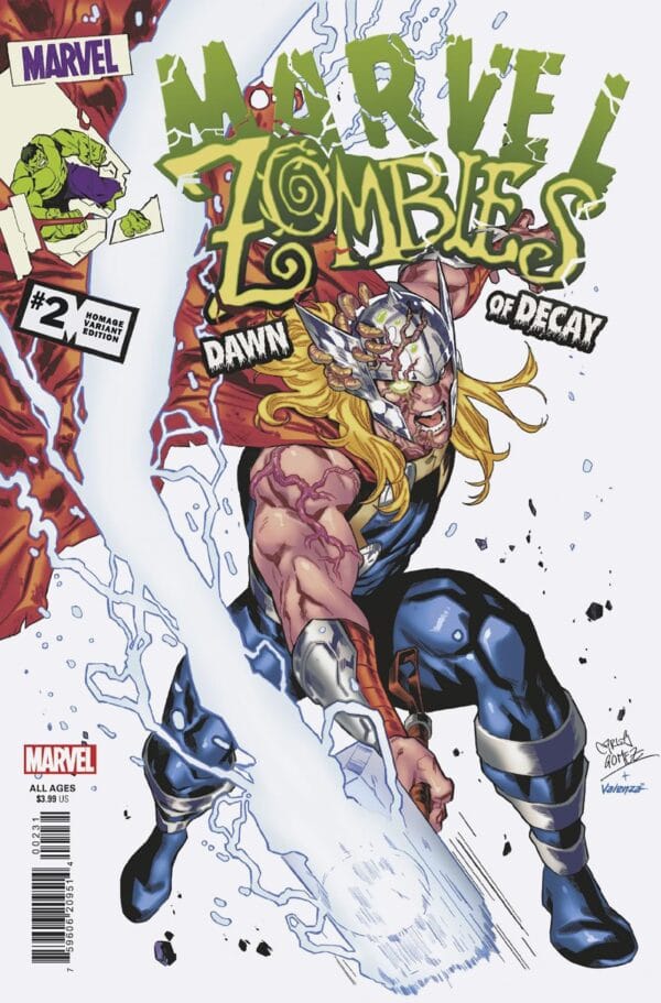 MARVEL ZOMBIES: DAWN OF DECAY #2 CARLOS GOMEZ HOMAGE VARIANT